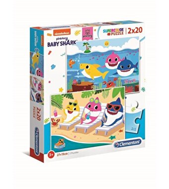 Clementoni Baby Shark Puzzle 2x20 Parça