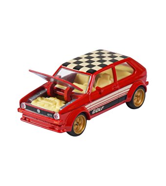 Majorette Volkswagen Deluxe Araba 1:64 Volkswagen Golf MK1 Kırmızı