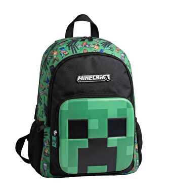 Minecraft Desenli Okul Çantası
