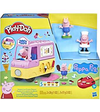 Play Doh Peppa Pig Dondurma Kamyonu Oyun Hamuru Seti F3597