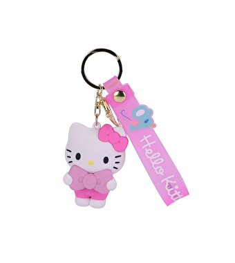 Hello Kitty ve Arkadaşları Anahtarlık CDU8 Hello Kitty Happy