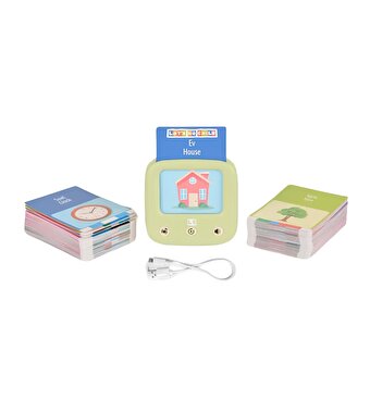 LC Öğreti̇ci̇ Türkçe ve İngi̇li̇zce Konuşan Kartlar Yeşi̇l