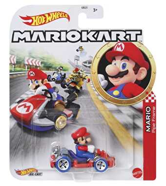 Hot Wheels Mari̇o Kart Karakter Araçlar Mario HDB34