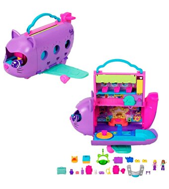 Polly Pocket Minik Kedi Hava Yolları Oyun Seti HWP19