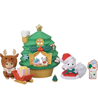 Sylvanian Families Bebek Noel Baba’nın Yılbaşı Ağacı Evi