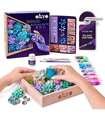 OKTO Succulents Tenderness 3D Duyusal Sanat Seti