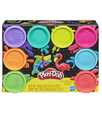 Play Doh 8'li Oyun Hamuru Neon E5063