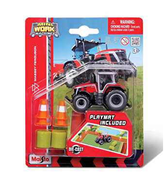 Mi̇ni̇ Work Machi̇nes Traktör Oyun Seti̇ Massey Ferguson