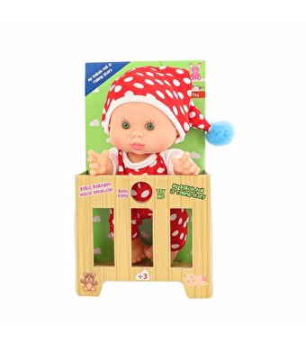 Masal Anlatan Bebiş Bebek Kırmızı Puantiyeli