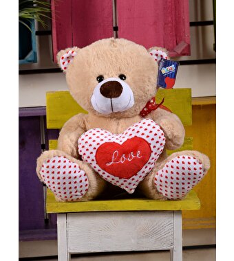 Kalpli Kahverengi Ayı 35 cm.