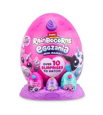 Rainbocorns Mini Eggzania Sürpriz Peluş Mor Boynuz