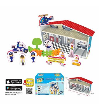 Akar Oyuncak Meslek Seti Polis Karakol Ev