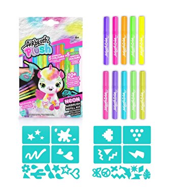 Airbrush Plush Neon Boyama Kalemi Yedeği