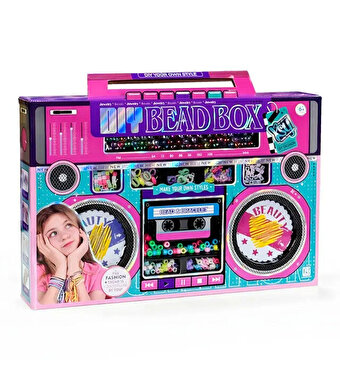 Renkli Boncuk ve İp Saç Bileklik Örgü Seti