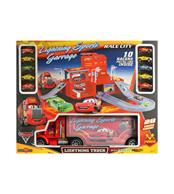 Big Truck Racer 10 Metal Araçlı Garaj