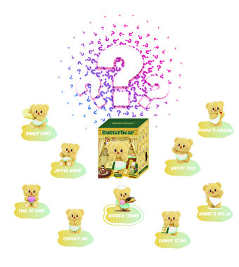 Butterbear Happy Day Serisi Sürpriz Paket Koleksiyon Figürü