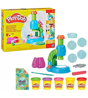 Play Doh Işıklı Mikroskop Oyun Seti