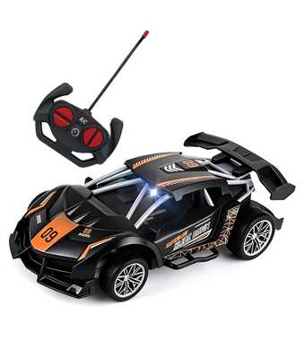 1:18 Ölçek Uzaktan Kumandalı Şarjlı Speed Racing Yarış Arabası Turuncu
