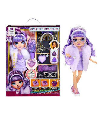 Rainbow High Kristal Serisi Bebekleri Violet Willow