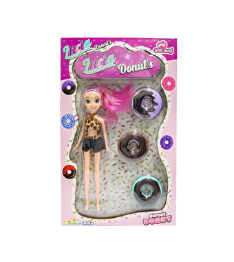 Bebekli Vakumlu Donut Seti Leopar Desenli