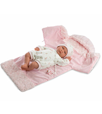 Llorens Lala Llorona Saquito Cambiador Rosa Sesli 42cm