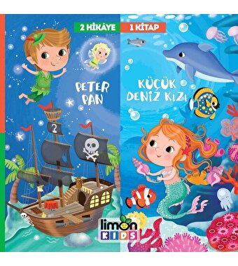 2 Hikaye 1 Kitap Peter Pan Küçük Deniz Kızı