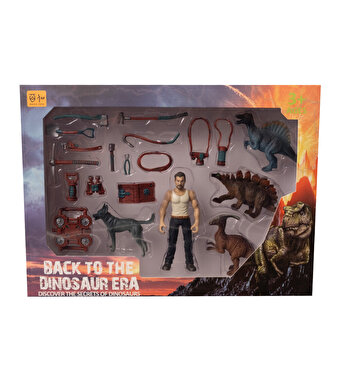 Erkek Figürlü Dinozor Seti
