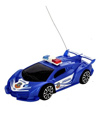 Uzaktan Kumandalı 2 Fonksiyonlu Jandarma Trafik Aracı Mavi