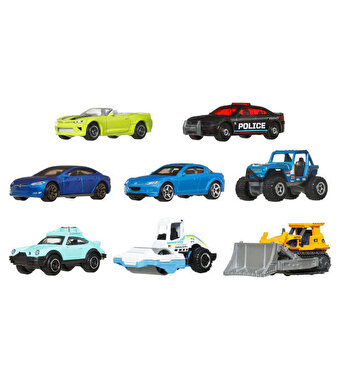 Matchbox 1:64 Ölçekli Metal 8'li Araba Seti JCT88
