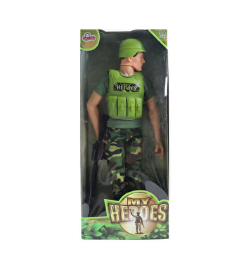 Kutulu Orman Kamuflajlı Kahraman Asker