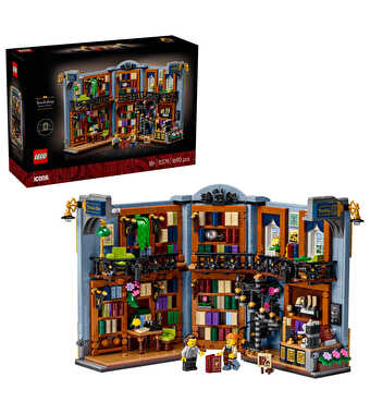 LEGO Icons Kitabevi: Kitaplık Dekoru 11379