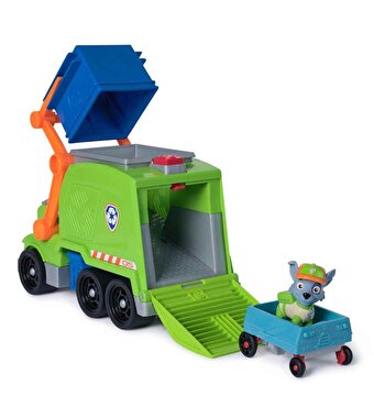 Paw Patrol Rocky ve Crush N Roll Geri Dönüşüm Aracı
