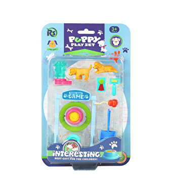 Evcil Hayvan Aksesuarlı Yavru Köpek Oyun Seti