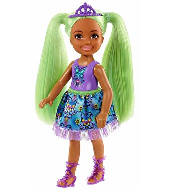 Barbie Dreamtopia Chelsea Prenses Bebekler Yeşil Saçlı GJJ95