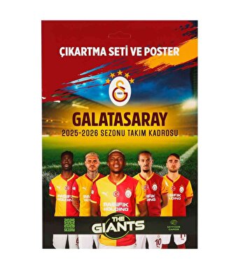 Galatasaray The Giants 2025-2026 Sezonu Poster ve Çıkartma Seti