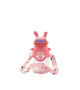 Tavşan Robot Matara Pembe