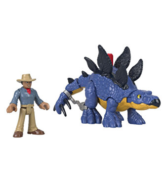Imaginext Jurassic World Araçlar Stegosaurus ve Dr. Grant GVV64