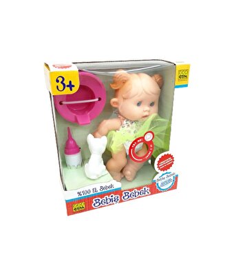 Altını Islatan Bebiş Bebek ve Minik Arkadaşı Sarı Elbiseli