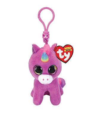 TY Beanie Boo's Mor Unicorn Rosette Anahtarlık 12 Cm