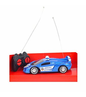 Uzaktan Kumandalı 4 Fonksiyonlu Jandarma Aracı Mavi