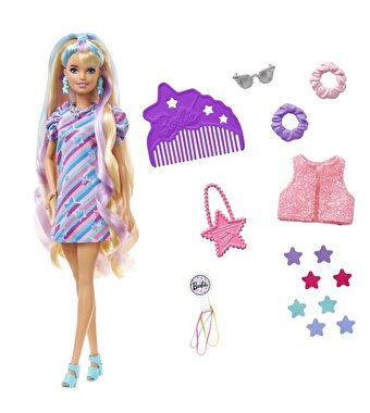Barbie Upuzun Muhteşem Saçlı Bebekler HCM88