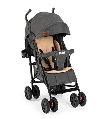 Rival Sweet Tam Yatar Baston Bebek Arabası Gold Antrasit RV111