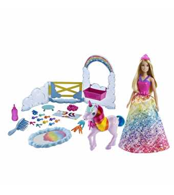 Barbie Dreamtopia Bebek ve Tek Boynuzlu At GTG01