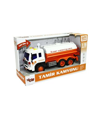1:16 Ölçekli Sesli Işıklı Tankerli Tamir Kamyonu