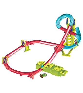 Hot Wheels Neon Yarışlar Çoklu Yarış Heyecanı Pist Seti HPC07