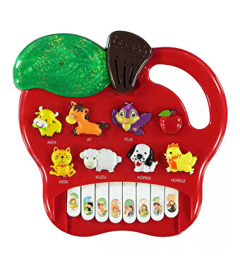 Kutulu Hayvanlı Pilli Elmalı Piyano Çiftlik Korosu