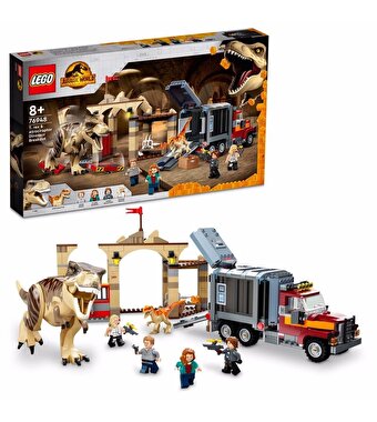 LEGO Jurassic World T. rex ve Atrociraptor Dinozor Kaçışı 76948