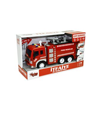 1:16 Ölçekli Sesli Işıklı Su Atıcılı İtfaiye Kamyonu