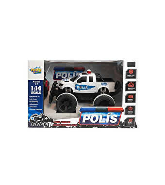 Uzaktan Kumandalı Full Fonksiyonlu Şarjlı Polis Jeep