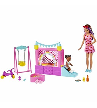 Barbie Bebek Bakıcısı Skipper Oyun Evi Seti HHB67